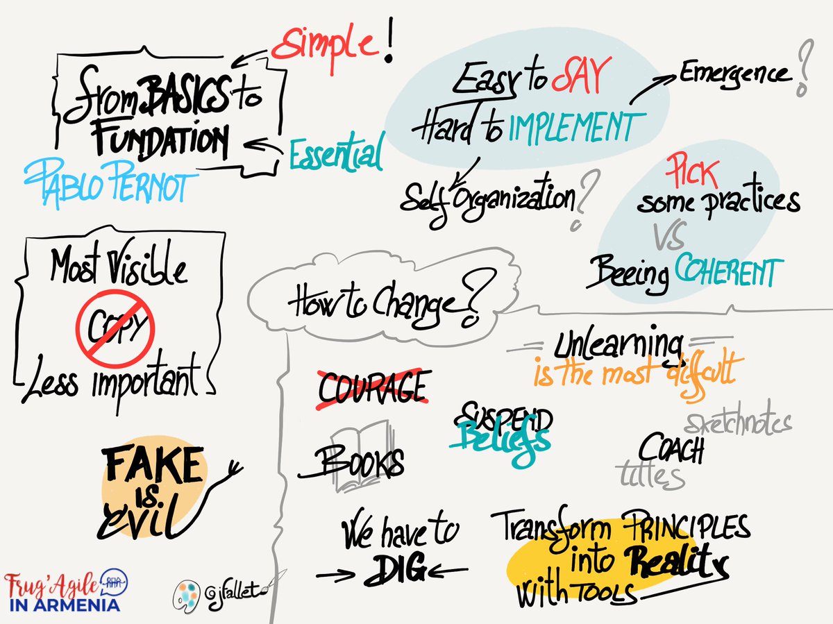 De l’importance des fondations ! Un talk engagé de @pablopernot pendant <a href="/FrugAgile/">Frug'Agile</a> #enArménie Merci !

J’aime sketchnoter, ça m’aide a être attentif, a me souvenir.
Et je le partage au cas où cela puisse être utile a certains.