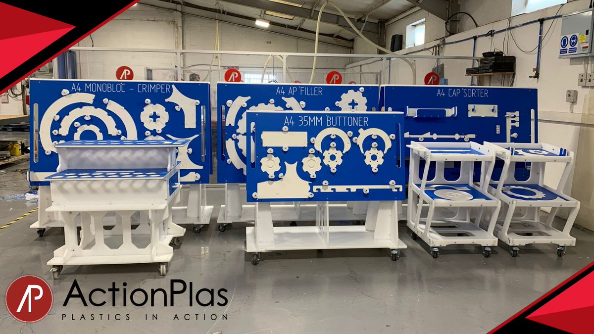 actionplas's tweet photo. 🧼 We have supplied a number of great looking, functional Shadow Boards for one of our clients in the personal care industry. The boards safely house the clients costly change parts and aid their site in keeping up with 5S practices 🧼
#Shadowboards #Storage #5s #plastics https://t.co/kIYMdvl9CV