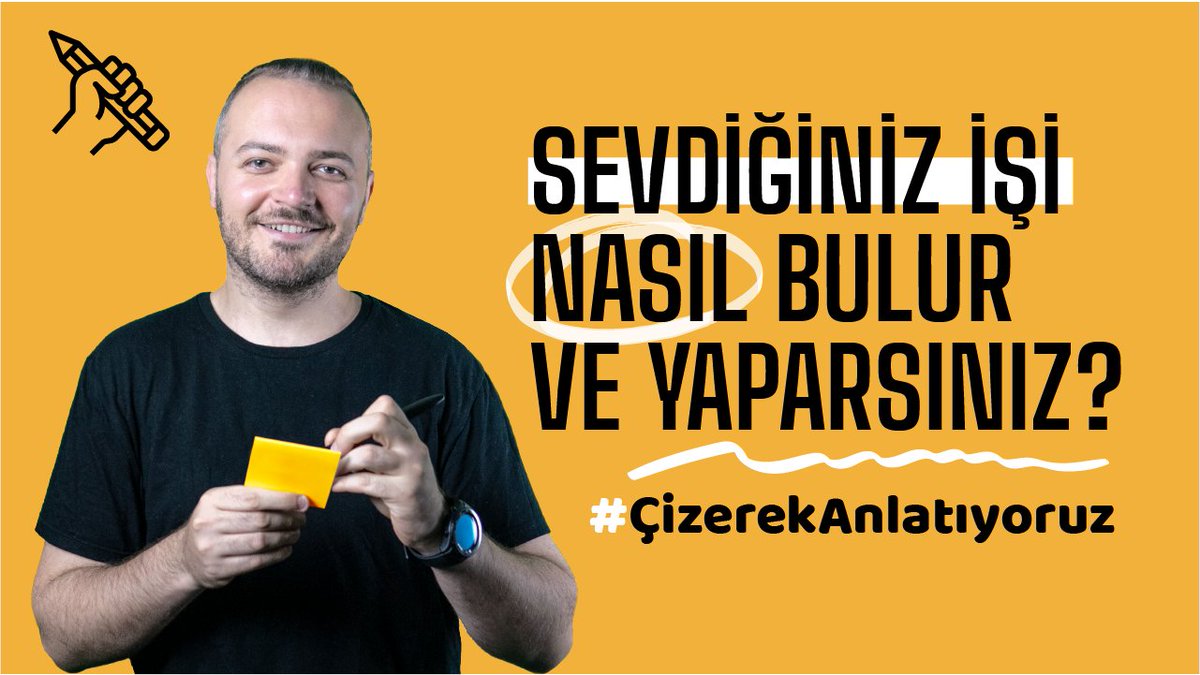 SOGLabCO's tweet photo. 19 Ekim Salı günü 'Sevdiğiniz işi nasıl bulur ve yaparsınız?' sorusunun cevabını #ÇizerekAnlatıyoruz! ✍️Hemen hatırlatıcı oluşturmak için -> ⏰ https://t.co/74IERuWJo9 https://t.co/8wipki15Ig