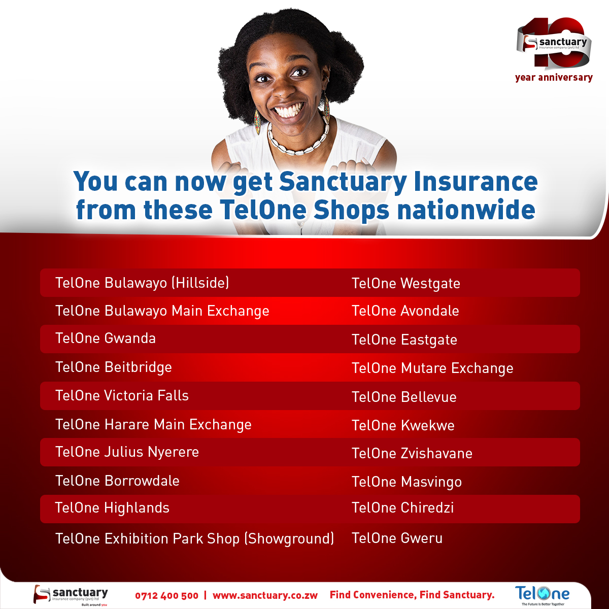 sanctuaryinsure's tweet photo. #FindSanctuary @ TelOne and get your insurance and ZINARA Licensing all in one shop. Convenience at its best…
Tel·One 
#FindTelOneFindConvenience https://t.co/ok1xr8UaC1