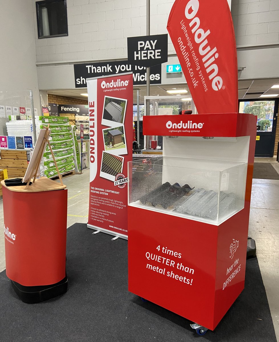 Find out about the acoustic benefits of bituminous sheets as @ondulineUK takes its Acoustic Rain Simulator on a tour of @Wickes stores this October: bit.ly/2Z1okKi