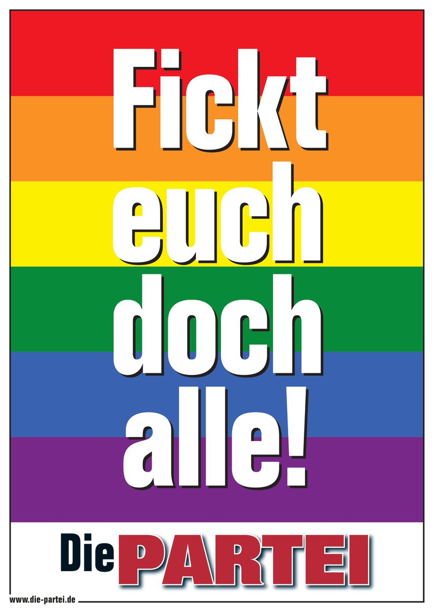 Auf vielfachen Wählerwunsch jetzt neu in der Zentralen Bezugsstelle für PARTEI-Material (A1, 3 € zzgl. Porto):
parteibedarf.de

#AGH21 #Ampelkoalition #Fackelmarsch