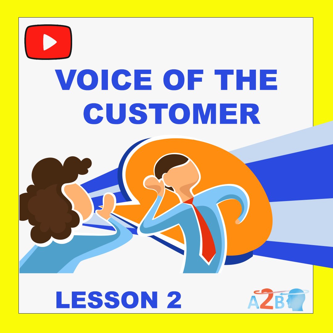 A2bThinking's tweet photo. https://t.co/6g1etMF74Q

During this short "How to run voice of the customer" video you will go through the basics of collecting customer feedback and you will learn how to use the outputs in a meaningful way. 
#voiceofthecustomer #leanthinking #lean https://t.co/vZECp0vpmu