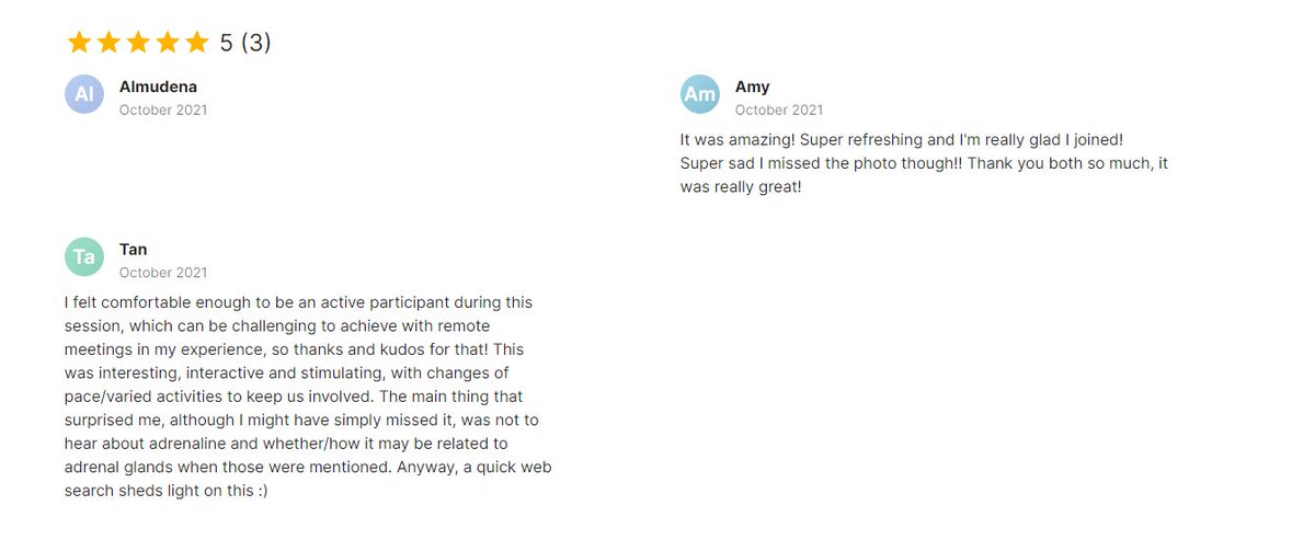 The team at <a href="/typeform/">Typeform</a> had a great session about Stress and Burnout and we couldn't be happier about the early feedback! Thanks for trusting us 👋