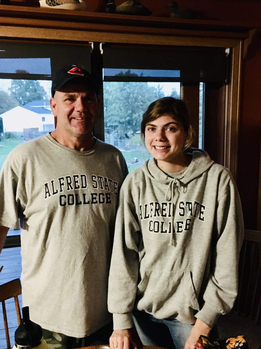Mark Firkins (@thefirkster) on Twitter photo <a href="/AlfredState/">Alfred State College</a> <a href="/AlfredStateAlum/">Alfred State Alumni</a> - a tale of 2 alumni who by coincidence dressed alike this morning. 1 wide awake & ready to go & get some home/yard work done. The other not quite awake yet & off to her job soon. Both w that #AlfredStateofMind & ready to #HittheGroundRunning <a href="/AlfredState/">Alfred State College</a> <a href="/AlfredStateAlum/">Alfred State Alumni</a> - a tale of 2 alumni who by coincidence dressed alike this morning. 1 wide awake & ready to go & get some home/yard work done. The other not quite awake yet & off to her job soon. Both w that #AlfredStateofMind & ready to #HittheGroundRunning