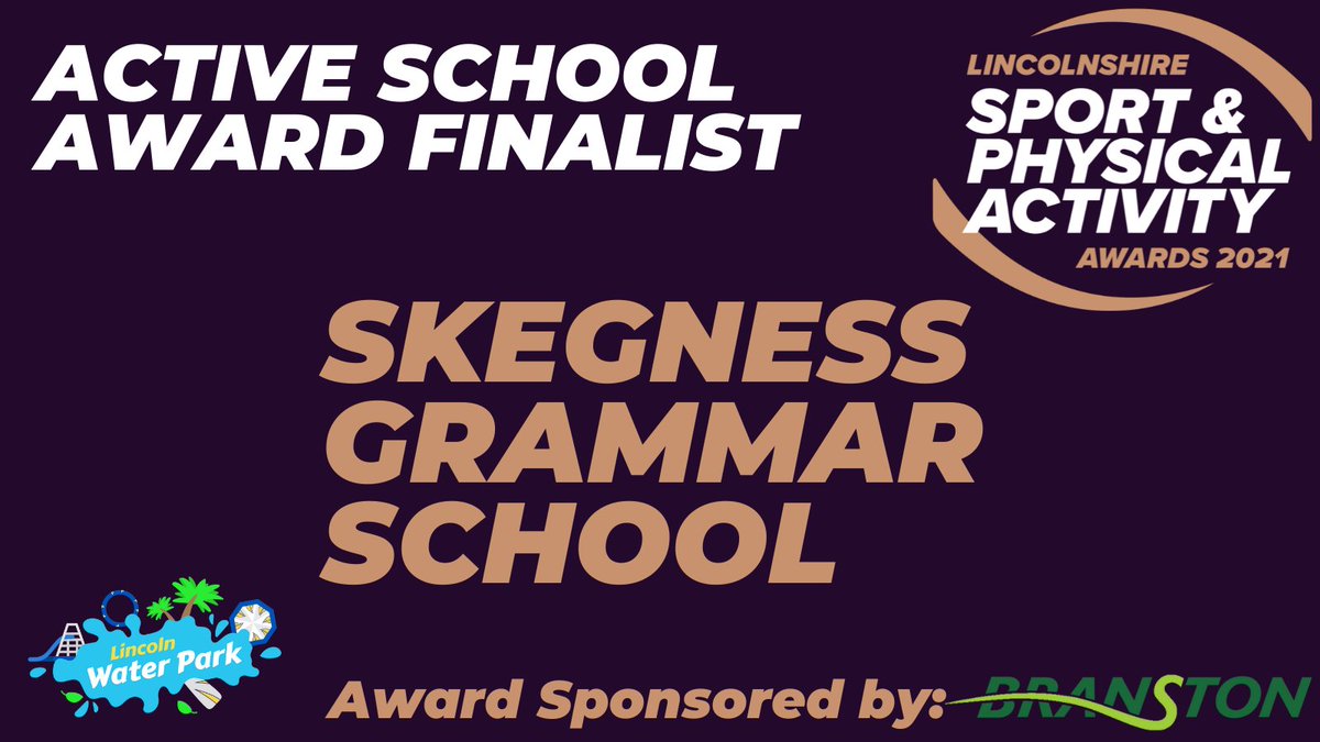 Our 2021 finalists:
Skegness Grammar ran many initiatives to encourage young people to be active &amp; involved during lockdown:
An evening with Ben Pritchard, Lockdown Cup, Football freestyle sessions, You’re A Star Wellbeing Challenge &amp; a virtual Sports Day Decathlon to name a few.