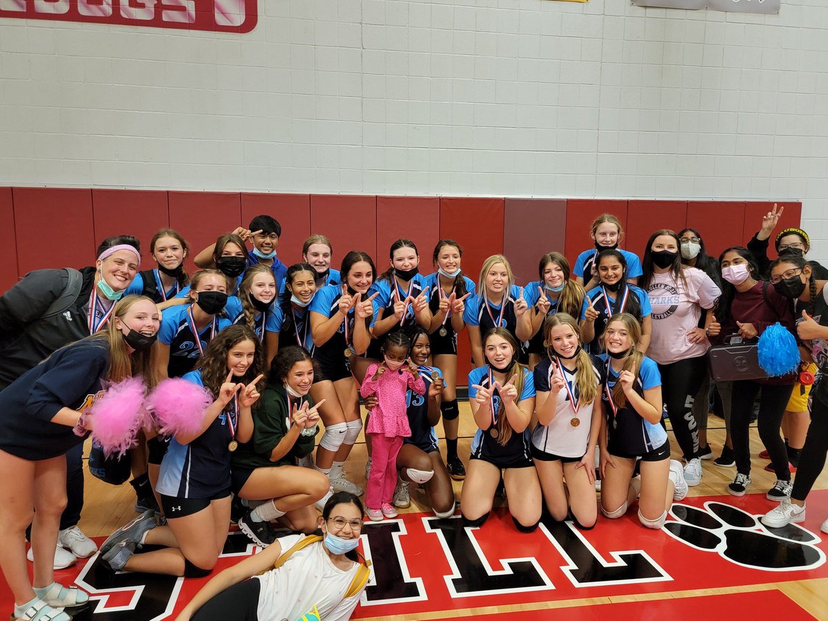 ScullenSharks's tweet photo. Congratulations to both our 8A and 8AA girls volleyball district champs! https://t.co/hLvIa5qjkd