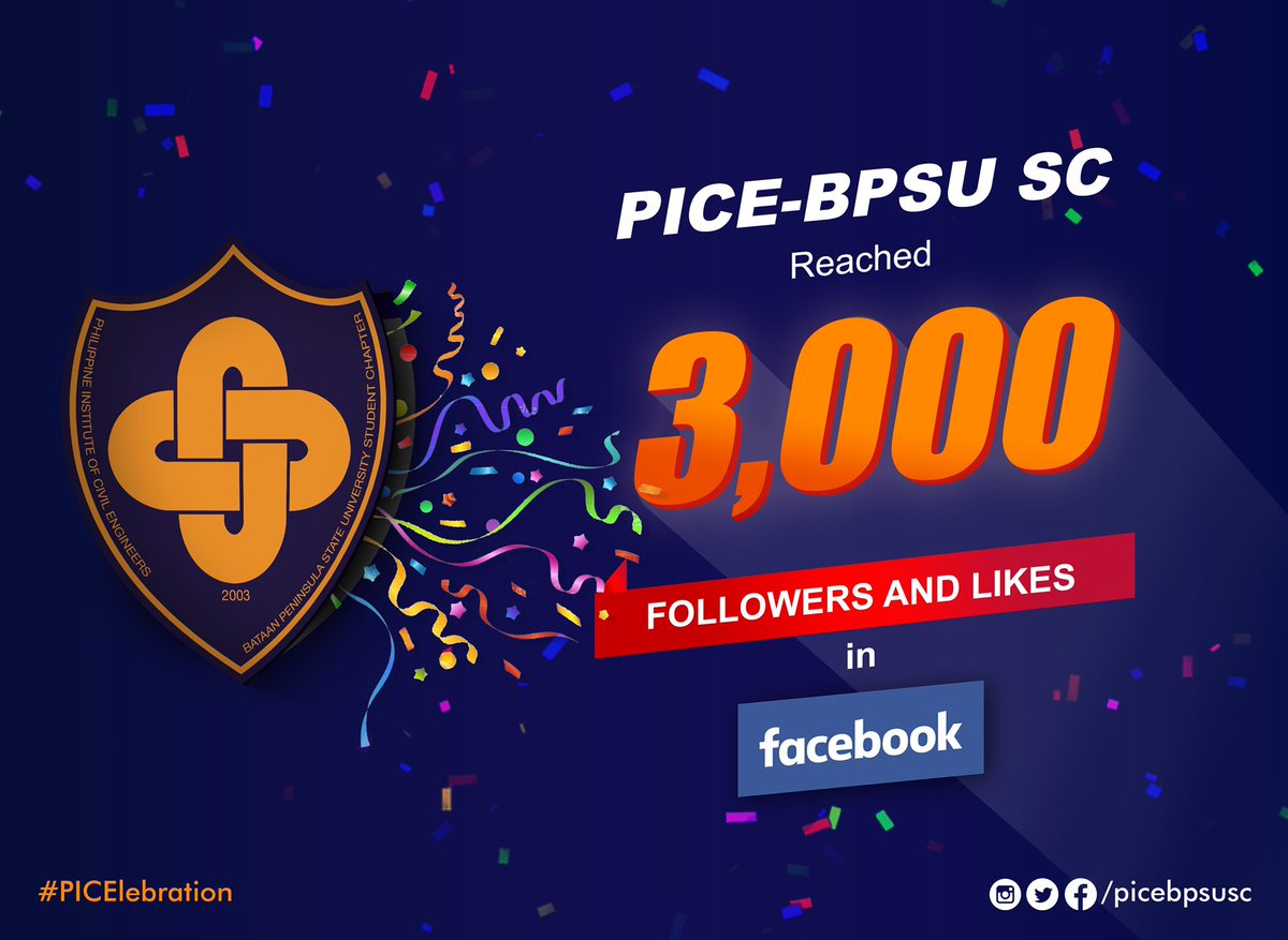 PICEtizens! Let us #PICElebrate as we reached 3,000 likes on Facebook! 

This milestone wouldn’t be possible without your everlasting support!

Stay tuned and watch out for our next #PICEUnleashed 

We will be Precise
We will be Suffice
We are PICE

#PICEtizen
#PICElebration