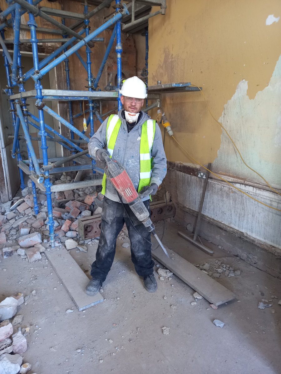 This week, we had Anthony on site at Paisley town hall completing work experience with Strathclyde Demolition. Anthony came from <a href="/InvestinRen/">Invest in Renfrewshire</a> to gain real life experience after gaining his CSCS card and will now continue to work with Strathclyde Demolition.

<a href="/morrisonbuilds/">Morrison Construction</a>