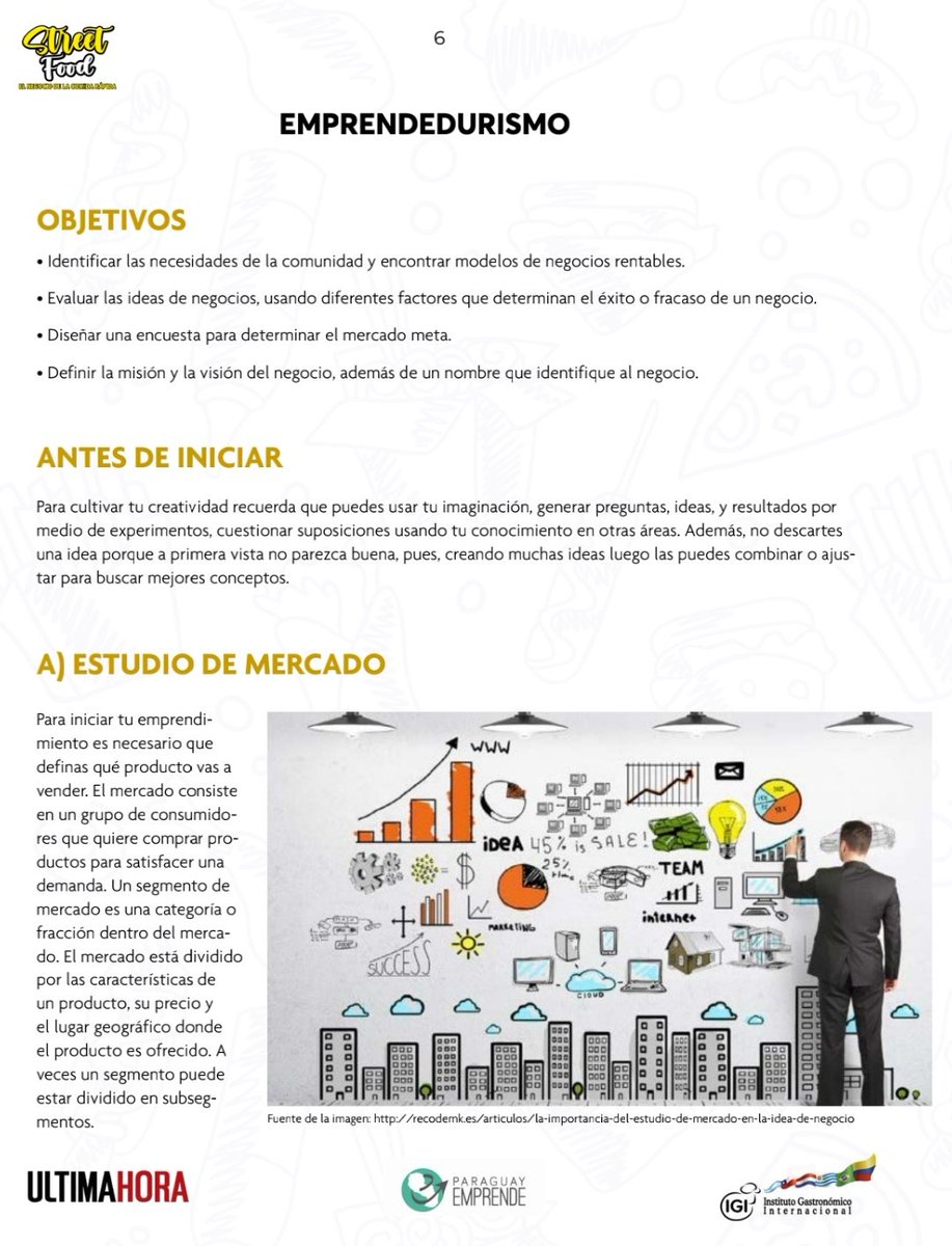 PYemprende's tweet photo. 🔴 RECUERDEN | Seguimos con los fascículos de Street Food y de cómo montar un negocio de comida callejera con el Diario Última Hora, los lunes con el ejemplar impreso.

🇵🇾 ¡Arriba Paraguay! https://t.co/IXhr6h4ioX