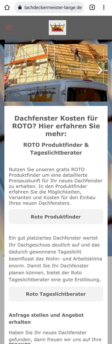 DdmLange's tweet photo. Der #Roto Dachfenster Produktfiner und Tageslichtberater, sind zwei tolle Tools, damit unsere Kunden schnell und unkompliziert Ihr neues #Dachfenster finden.

Mehr dazu unter  https://t.co/3rXfY1IbcO

#Dachdecker #Digitalisierung #DasHandwerk https://t.co/wxAbLpWCko