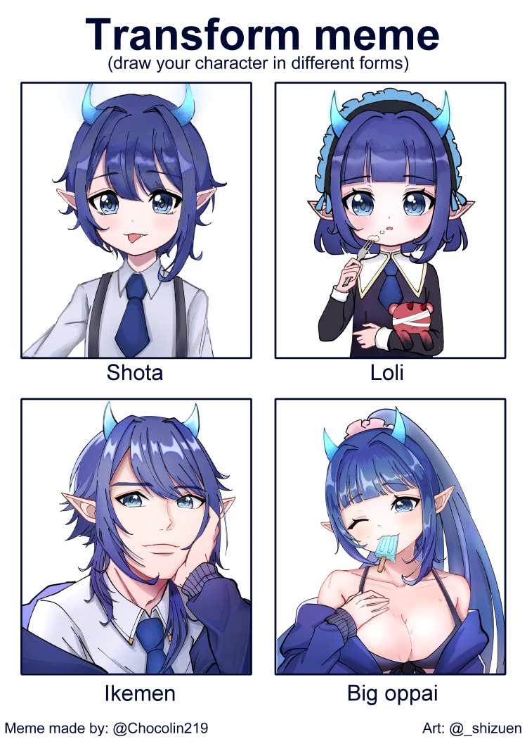 _shizuen's tweet photo. I did a transform meme 😈
#transformmeme #VTuberUprising #VTuberEN https://t.co/53ox6hu0eh