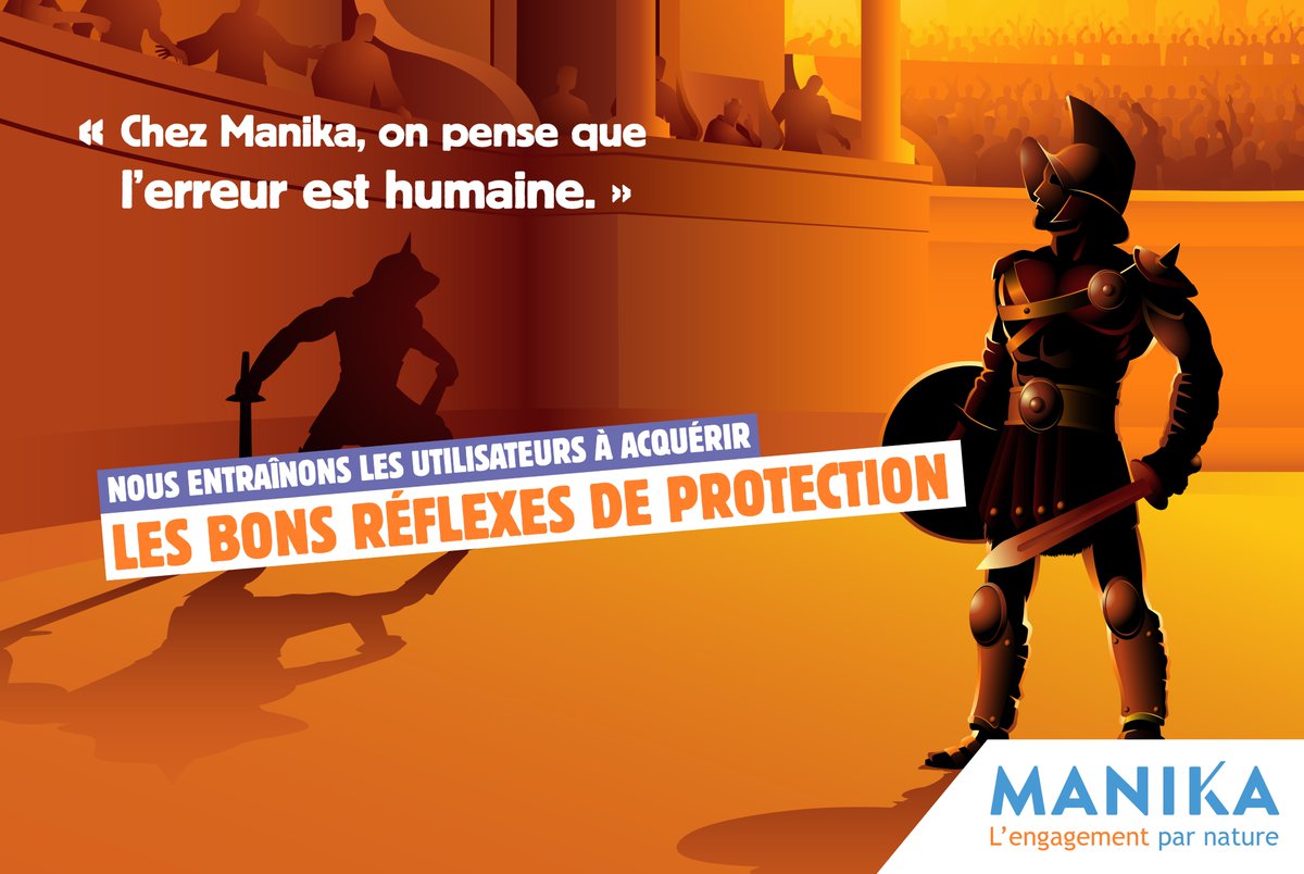 Découvrez notre cinquième visuel ! 👀 #nouvellechartegraphique
Les plus grandes attaques informatiques ont eu lieu à cause de l’humain, parce que l’erreur est humaine. Mais nous pouvons prévenir ses attaques en ayant les connaissances et en s’entraînant.  lnkd.in/gF_PSCg2