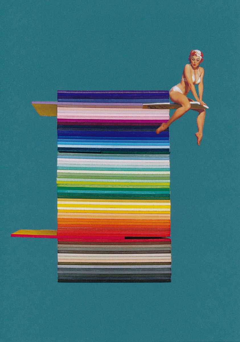 WomensArtForAll's tweet photo. Gina #Ulgen #WomensArt #CollageArt •Boardom• https://t.co/dIKGJeSsT1