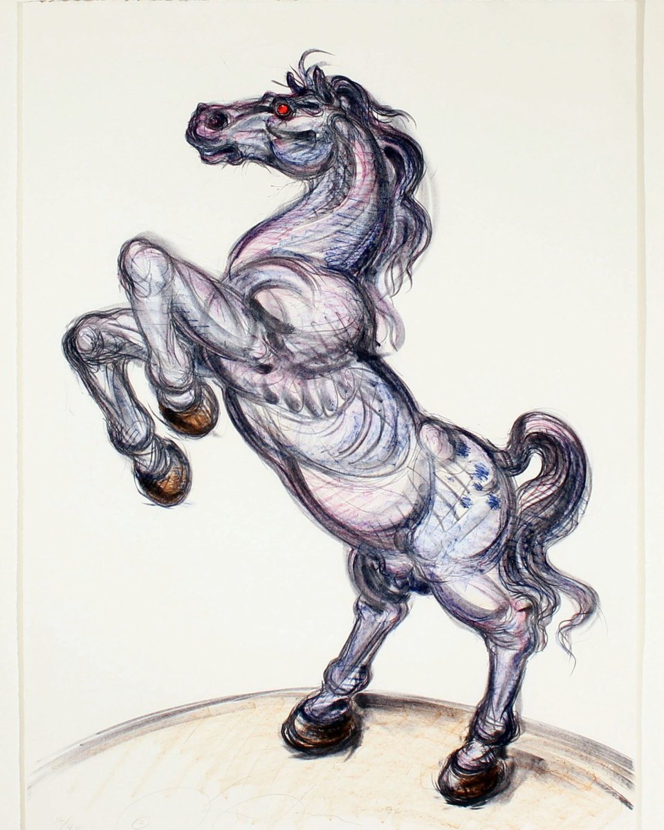 visitamst's tweet photo. #HispanicHeritageMonth | Sept 15 - Oct 15 -LAST DAY to view in the Ullberg Gallery as AMST celebrates Hispanic Heritage Month.
Luis Jiménez
Mustang, 1994
Lithograph
Gift of the 2006 Collections Committee and Board of Trustees
#hispanicheritage #hispanicculture #amstPC #visitAMST https://t.co/Egpm3Rwbac