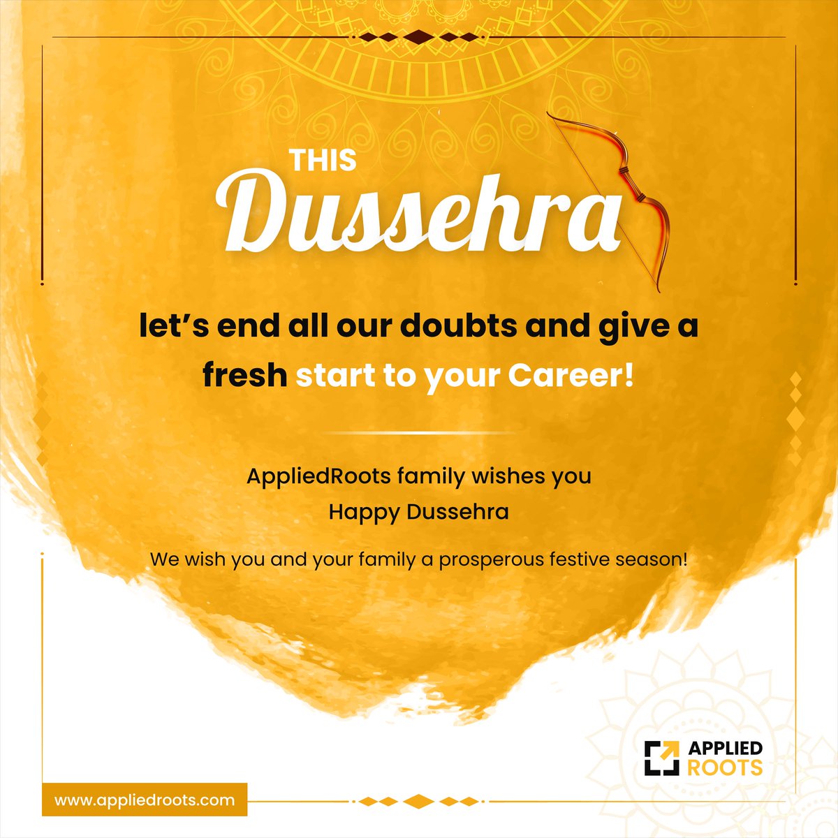 appliedaicourse's tweet photo. Happy Dussehra Everyone! #Dussehra #DurgaPuja #DurgaAshtami #AppliedRoots https://t.co/J1jyh4c8Rm