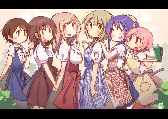 おそろいだけど シャツやスカートがちょっと違ってたりしてかわいい～! 