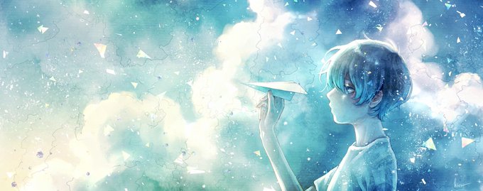 「paper airplane」 illustration images(Latest)｜4pages