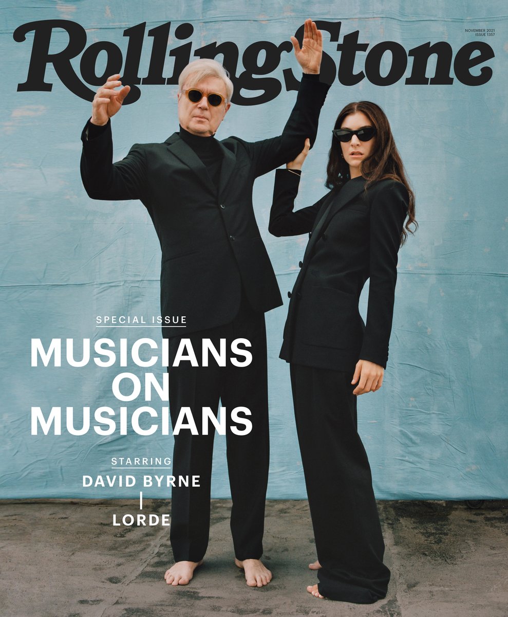 Lorde arrived with lots of questions for David Byrne for the fourth cover of this year's Musicians on Musicians issue. They talked and laughed about stage fright, songwriting mysteries, and unplugging from the online world. rol.st/3AGd3w0
