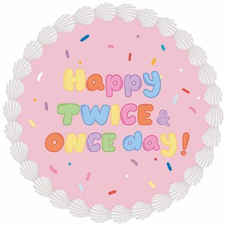 nayeonsscy's tweet photo. onces do not deserve them :((, twice best girls!! happy twice &amp; once day! 😭❤️

#OnceComesBeforeTWICE 
#PresentForONCE
@JYPETWICE https://t.co/AQGgEQqEfJ