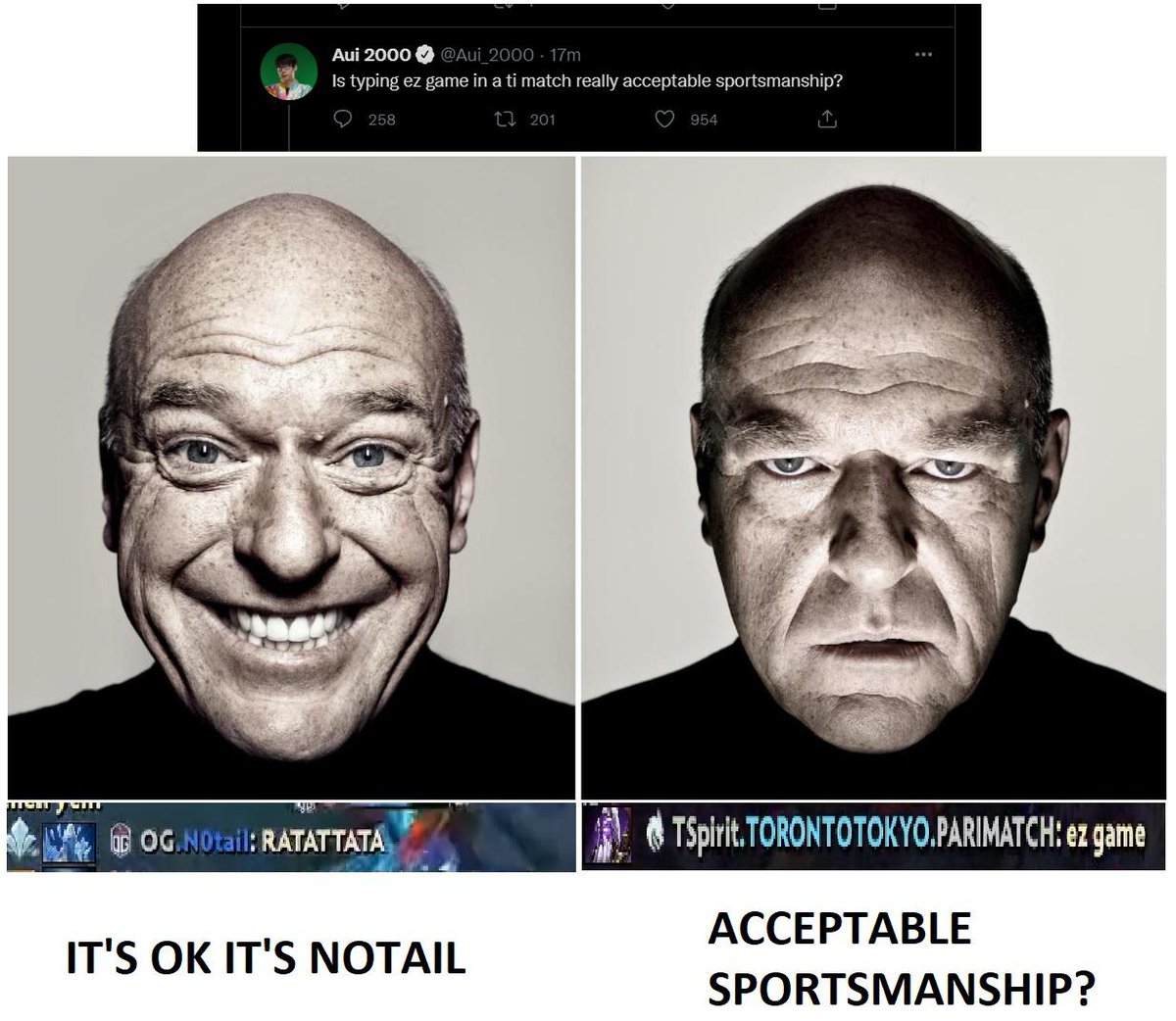 redditdota2's tweet photo. All chating is really acceptable sportsmanship? - /u/Meepomon https://t.co/n05ULo5m6u #dota2 https://t.co/WmeoQHBjhE