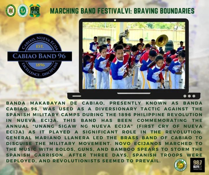 FEUDBC's tweet photo. The next band to be featured in MBF6 is the Banda Cabiao 96 from Nueva Ecija! 
Watch out for the performance of this 125-year-old band! 

#MBFGoesVirtual https://t.co/H0RBMolU0L