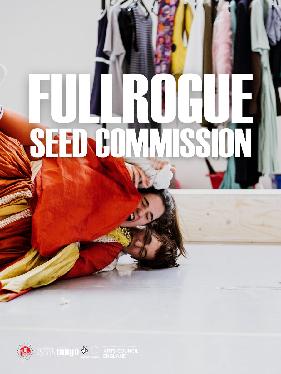 FullRogue's tweet image. HEY WRITERS

WANNA WRITE A PLAY WITH US?

Extremely excited to announce a brand new £2700 seed commission to support 1 writer in the development of a first draft of a new theatre text

Applications are OPEN! 

More info here: bit.ly/3mV2ZKG