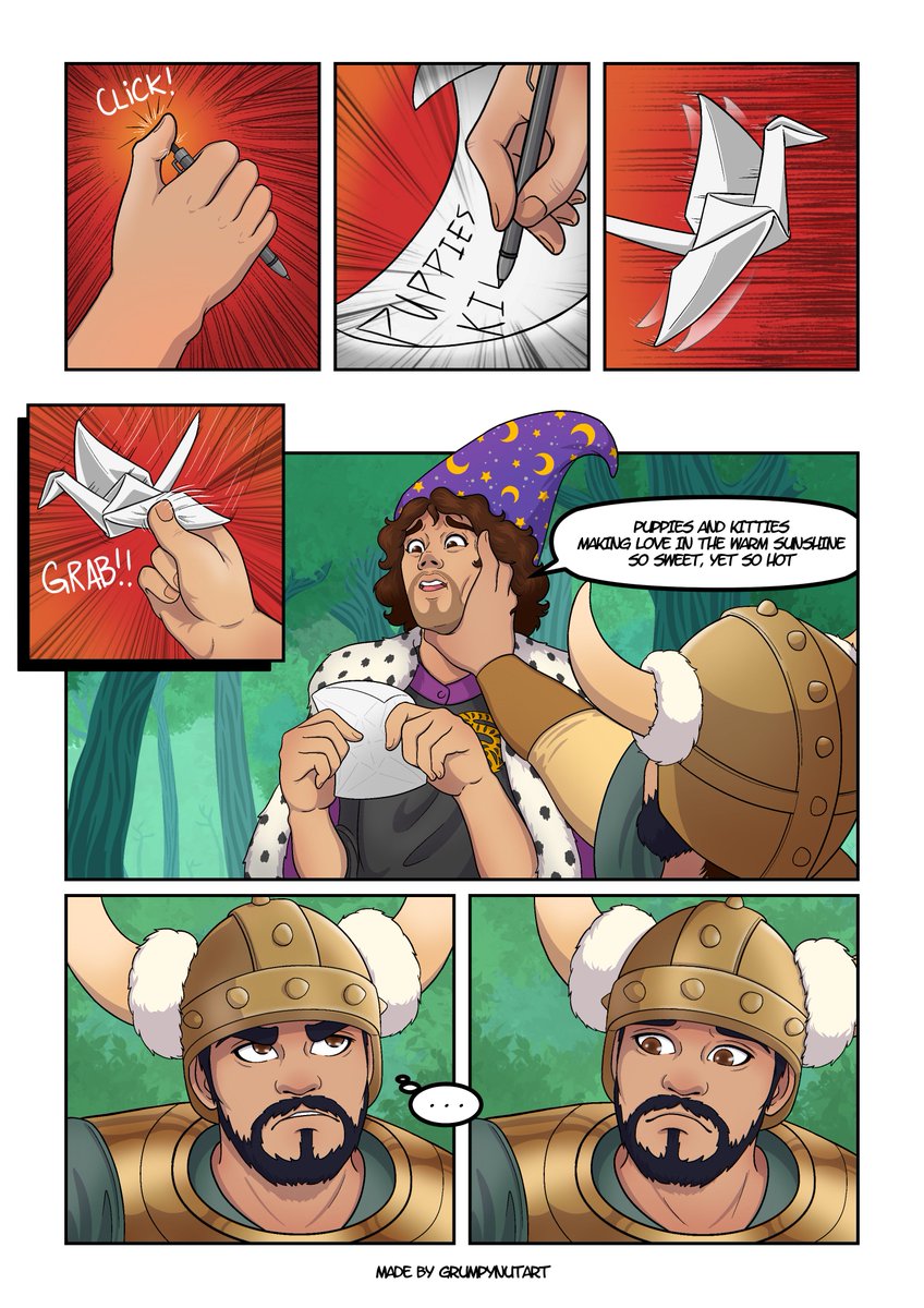 Page 7 by @/grumpynutart

Look at that ray tracing on the Barbarian's armour! THE POWER OF NEXT GEN!!

From Dec 4th to Dec 20th donate to Thankmas 2020, benefitting Red Nose Day! LINK IN BIO!

Shares are much appreciated! https://t.co/whN50Xcy0I