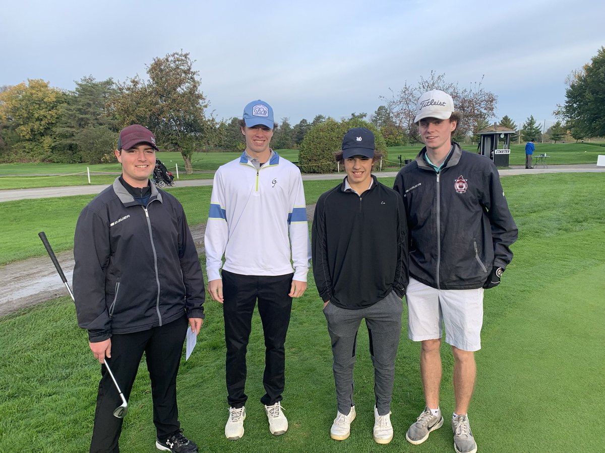 storm_schmidt's tweet photo. @NCSSAASports a big congrats to the city champs for golf this year.  Scores of 71, 78 and 84 took the 🏆 with Hudson shooting lowest round of the tourney (71) @SouthCarletonHS @MarshesGolfClub https://t.co/GXS2eir16t