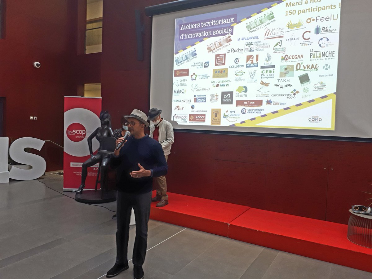 Pour  Céline Combe  de <a href="/Occitanie/">Région Occitanie</a>
L'URSCOP Occitanie Méditerranée est un véritable assembleur sur le territoire !  #YESSCamp est dans la chaîne de l'innovation sociale avec YESS Pro  et YESS Académie  <a href="/poleREALIS/">Pôle REALIS</a>