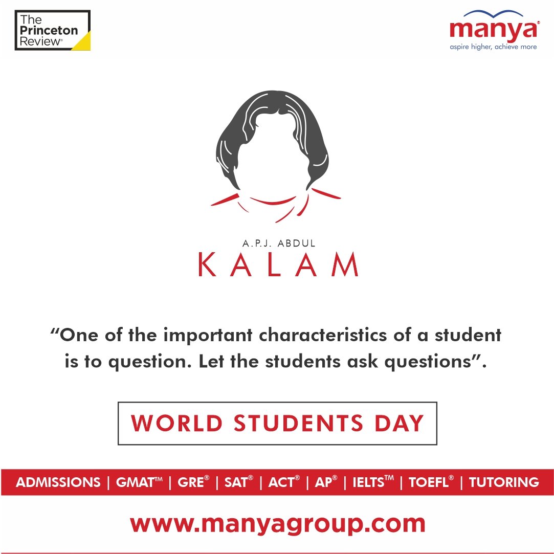 Manya - The Princeton Review (@manya_group) on Twitter photo It is definitely not easy to be a good student.
It demands lots of hard work and dedication.
Do not give up on your study abroad dreams and enroll with us, today.
Email at info@manyagroup.com \ call at 1800 102 4646
#AspireHigher #AchieveMore #ManyaEducation #studyabroad It is definitely not easy to be a good student.
It demands lots of hard work and dedication.
Do not give up on your study abroad dreams and enroll with us, today.
Email at info@manyagroup.com \ call at 1800 102 4646
#AspireHigher #AchieveMore #ManyaEducation #studyabroad