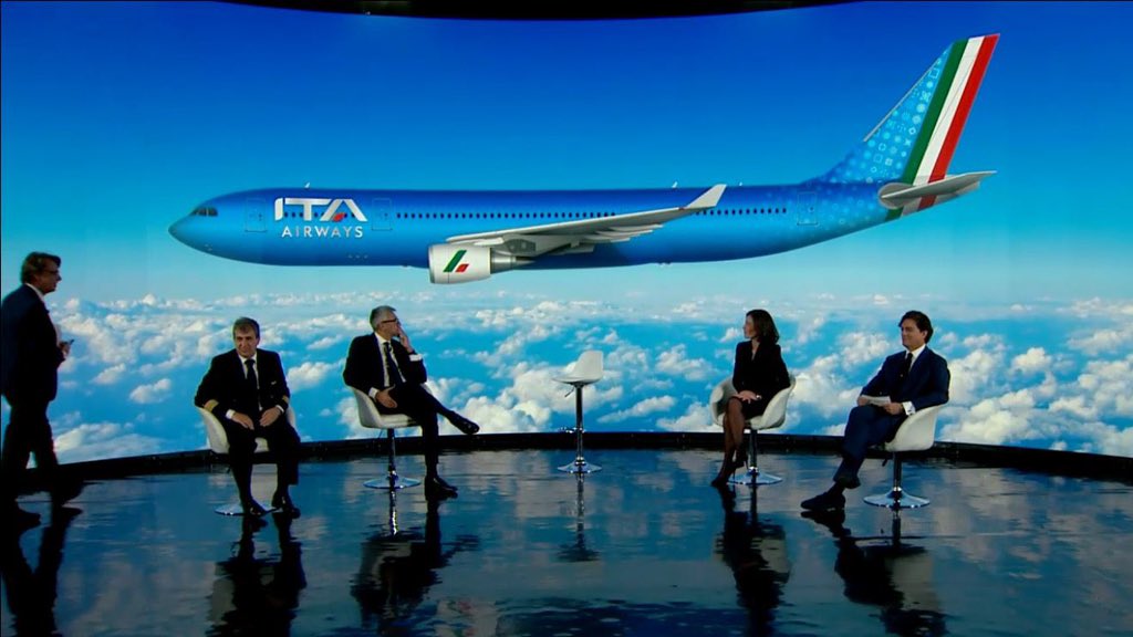 🇮🇹 ITA Airways, la remplaçante d’Alitalia dévoile sa nouvelle livrée. 

▫️La transition sera progressive, au fur et à mesure de l’arrivée des nouveaux avions &amp; des travaux de maintenance.