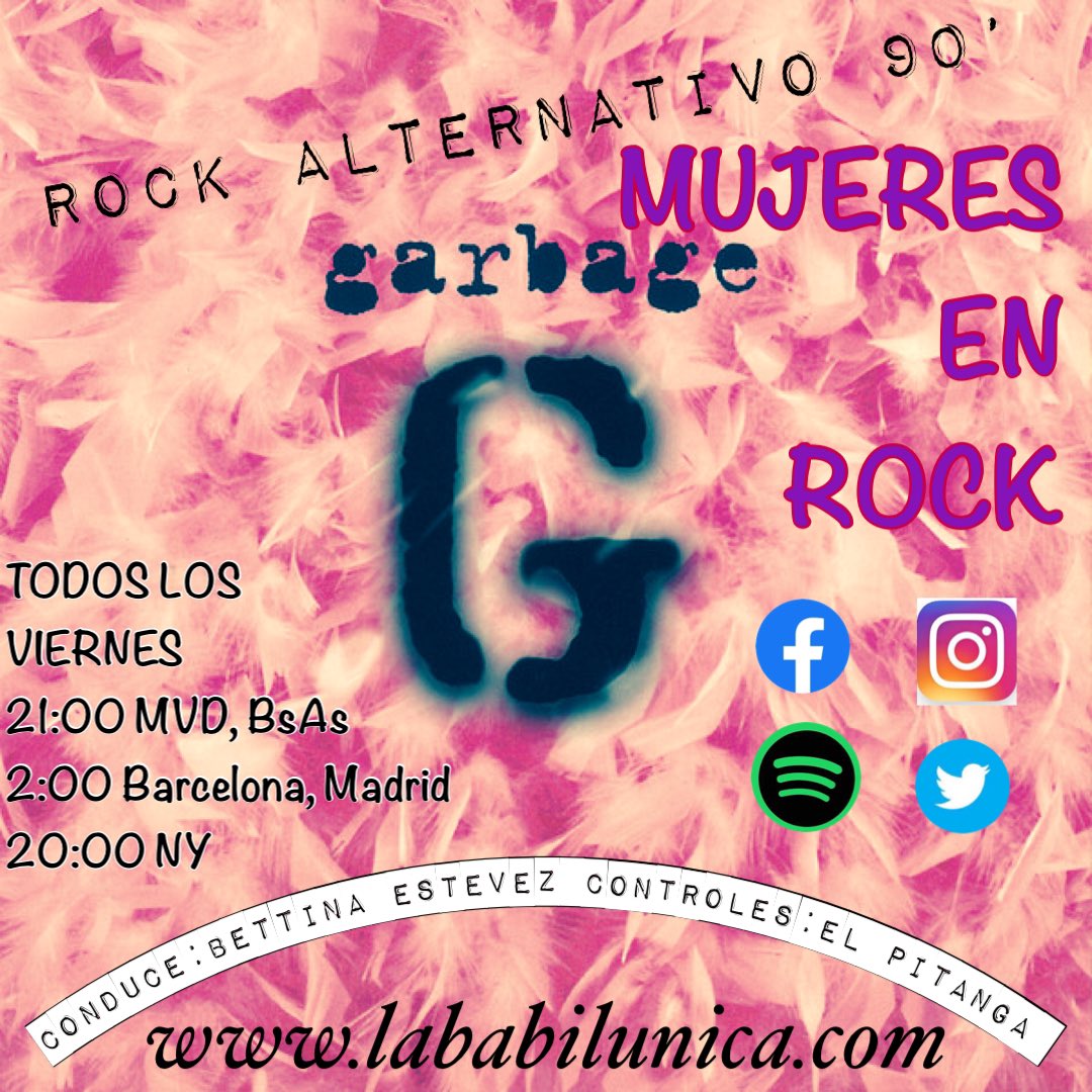 RockMujeres's tweet photo. Noche de ROCK ALTERNATIVO 90’ en Mujeres en Rock con BETTINA ESTÉVEZ por @babilunica https://t.co/4eBrZFLgXP https://t.co/MQGDsCDlik