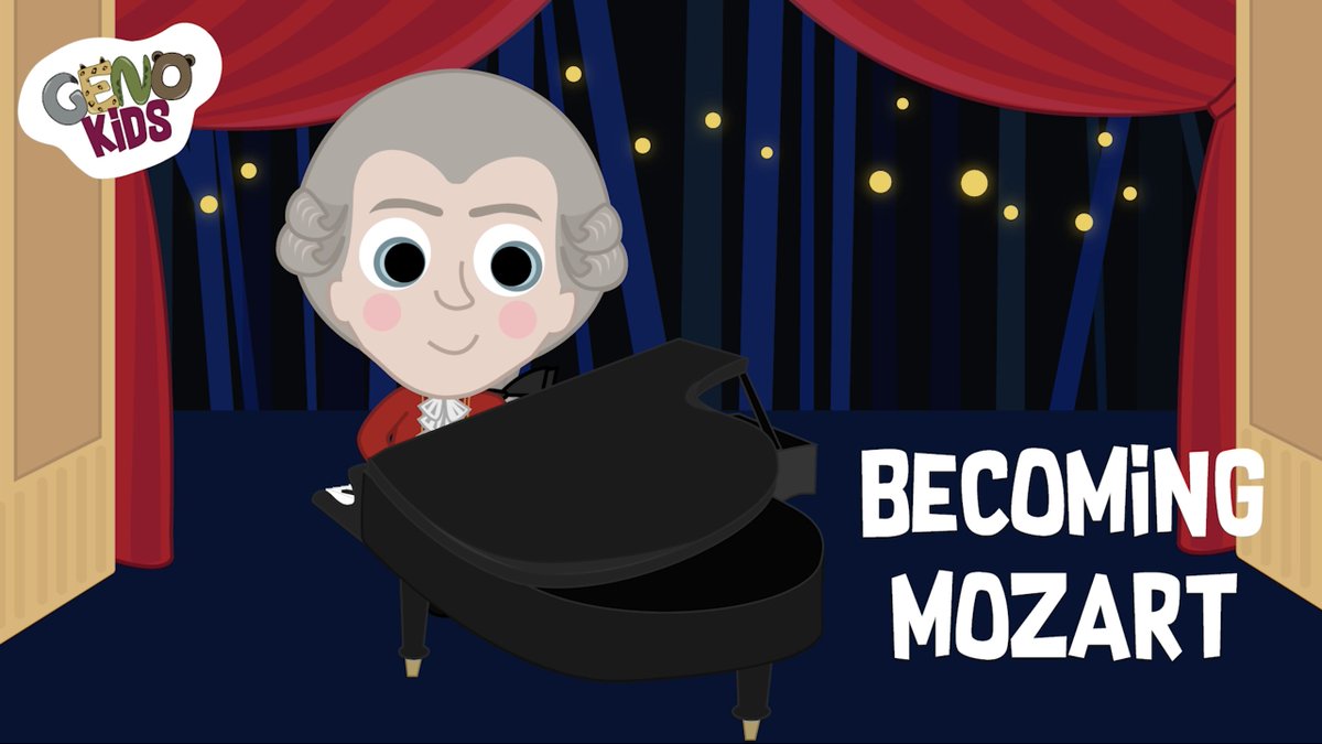 >Adventures of Mozart > Enjoy the weekend with GENO Kids cartoons! 🎶 Check out our Mozart episode: youtu.be/ITgewXQx8S0 #genokids #youtubekids #kidschannel #kidscartoon #cartoonforkids #parenting #mozart #nurseryrhymes #kidsinstem #adobe