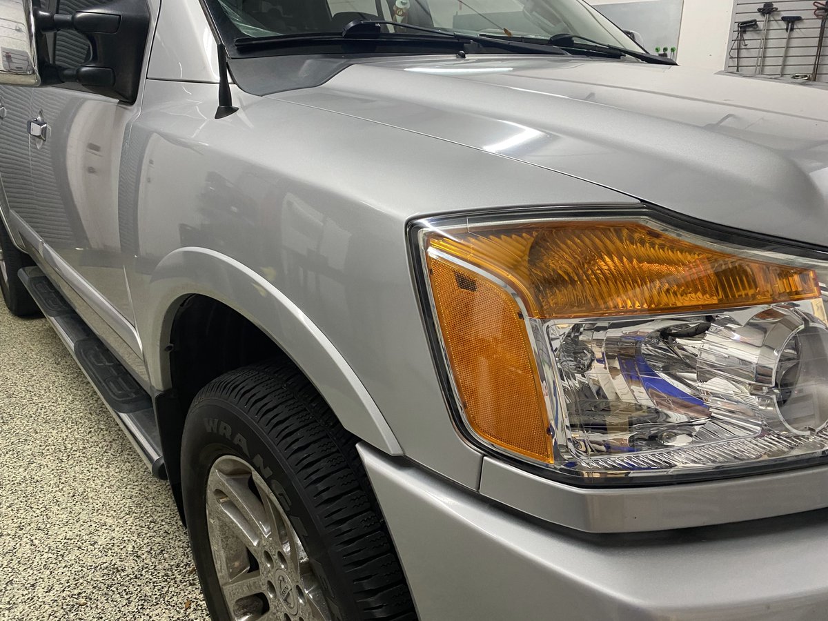 DentTechInc's tweet image. Another happy client!😁We removed the dent on this Nissan Titan and made it look brand new again. Flawless and perfect, just the way we like our results. 👊Have a #dent or #ding on your vehicle? Give us a ring📱to fix that ding! Text or call 904-705-3464.