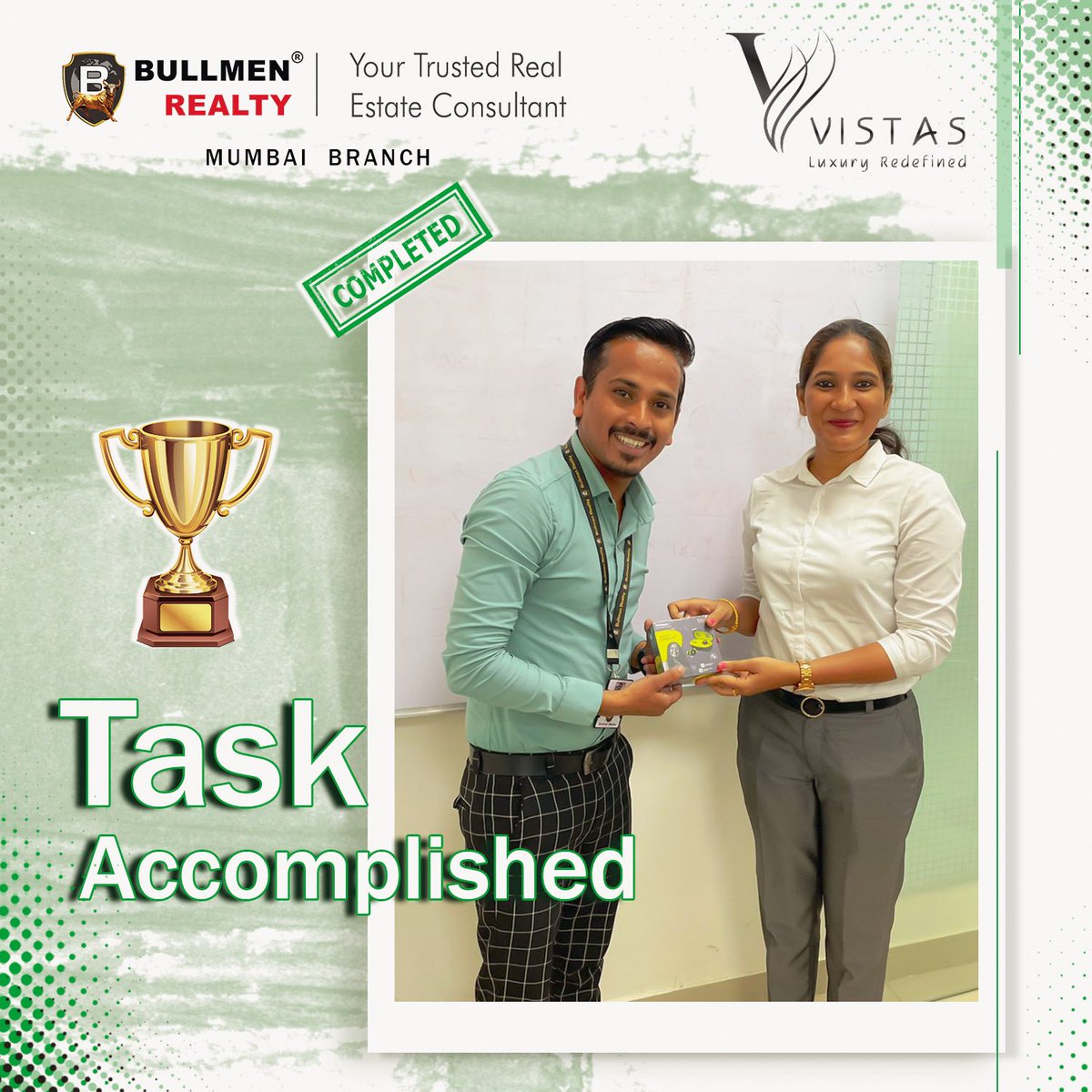 BullmenRealtyIN's tweet photo. It’s Amchi Mumbai and we’re spreading our wings here, too!
Being felicitate by Vistas Luxury Redefined for accomplishing the results feels honorary and motivated. Thank you Team Mumbai for supporting the right way.
#bullmen #accomplished https://t.co/Uugh0YeWDu