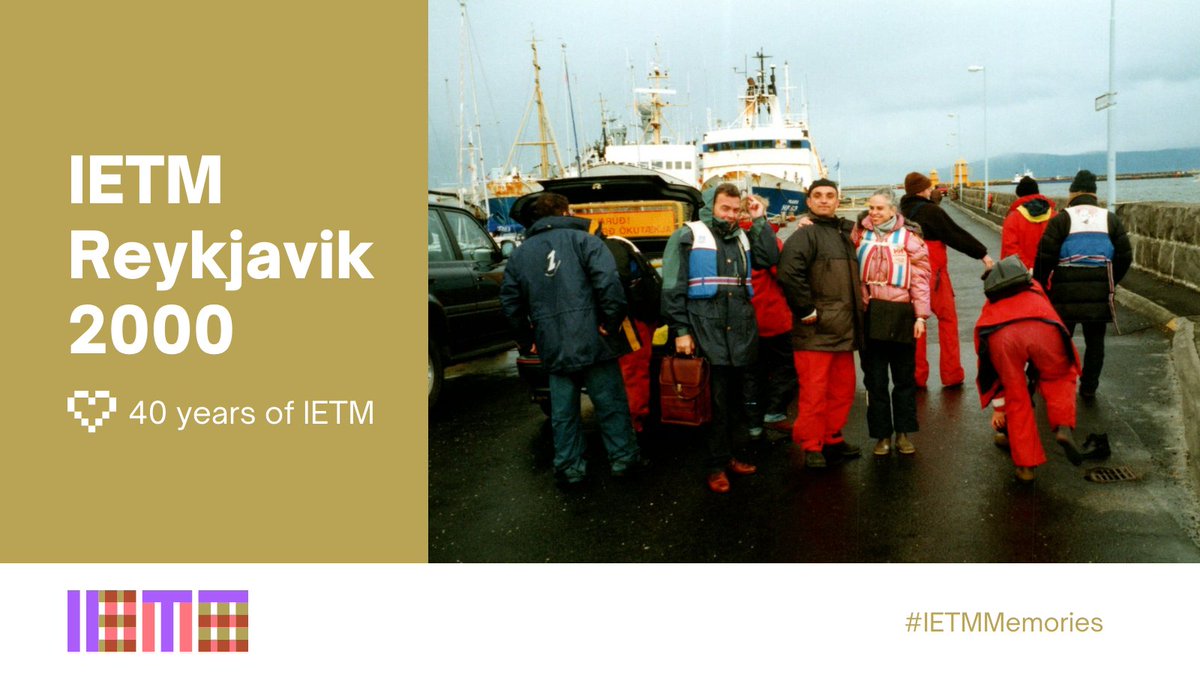IETM is turning 40! #IETMMemories 🎂

🎞️ One week away from IETM’s 40th #Anniversary at #IETMLyon, today's post features pictures from IETM Reykjavík (#Iceland) in 2000

Who was there? Share your memories!