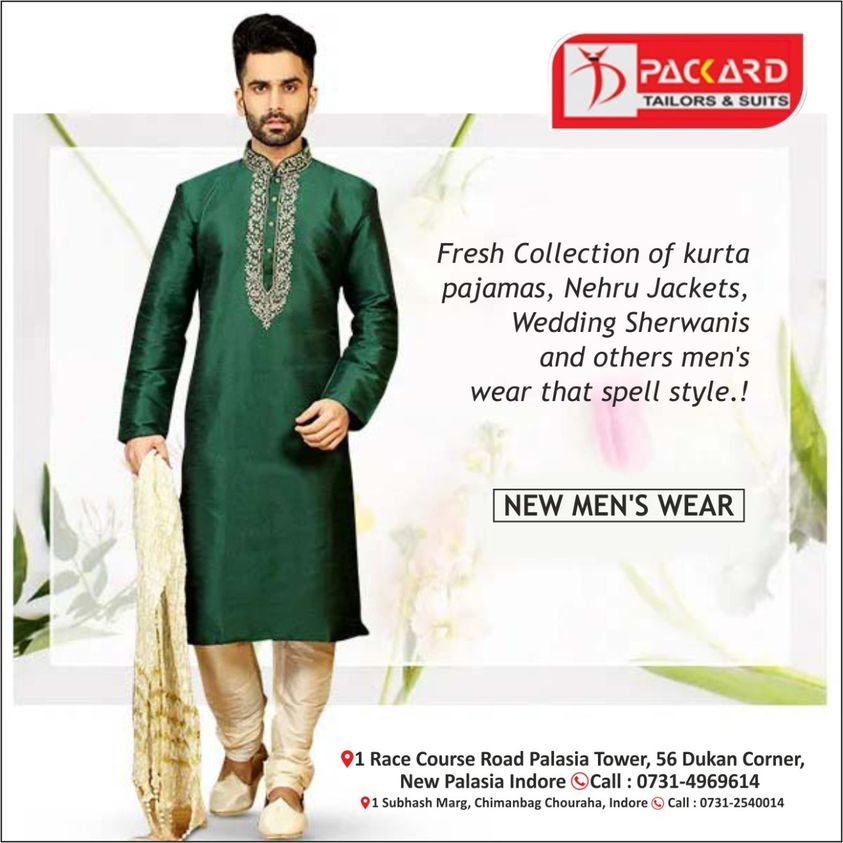 packard_tailor's tweet photo. Our vibrant and glossy collection includes ethnic Indian clothing such as suit, Bridal Wear, Ethnic kurta pajama, Designer Sherwani, Party Wear Dresses 
Shop now at Packard Tailor
https://t.co/Uxa9gmzdHj
#lookgoodplaygoodfeelgood  #packardtailorsindore https://t.co/G1YSzz2THm