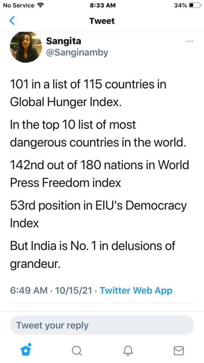 tornconscience's tweet photo. @ndtv Like this one 😂
Delusional Nation. https://t.co/GwsfP8M6xk