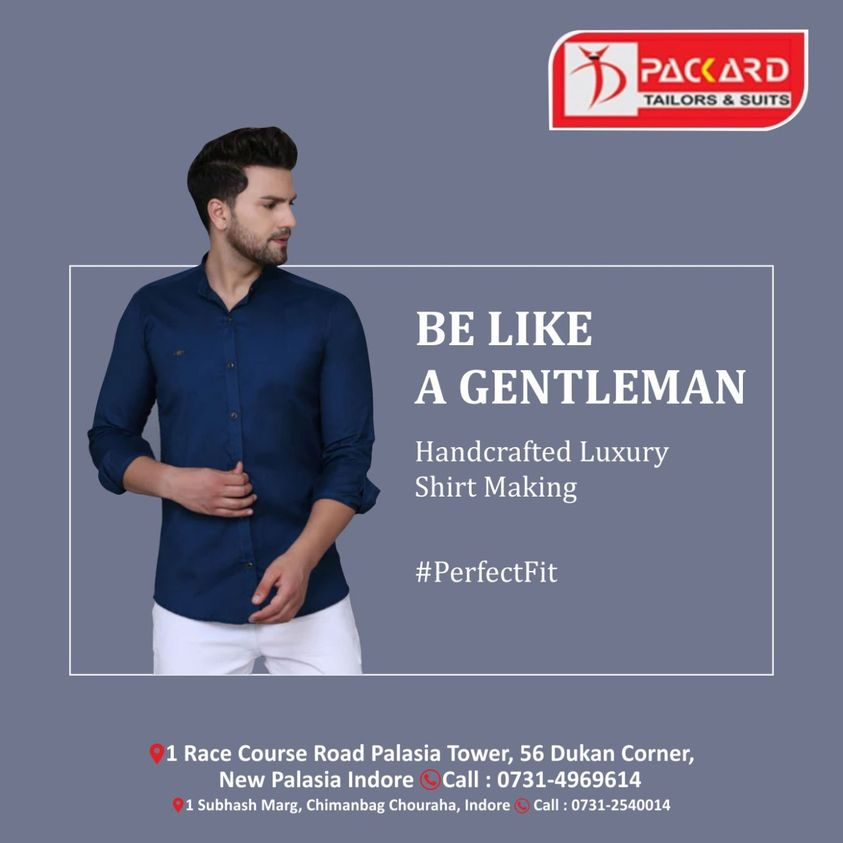 packard_tailor's tweet photo. Custom Made shirts right when you need one. Shop from your convenience. Save time for your loved ones. All our shirts are made from super luxurious cotton for extreme comfort,with love and care
Shop now at Packard Tailor
https://t.co/Uxa9gmzdHj
 #weddingwear #packardtailorsindore https://t.co/x9KdR4xwlc
