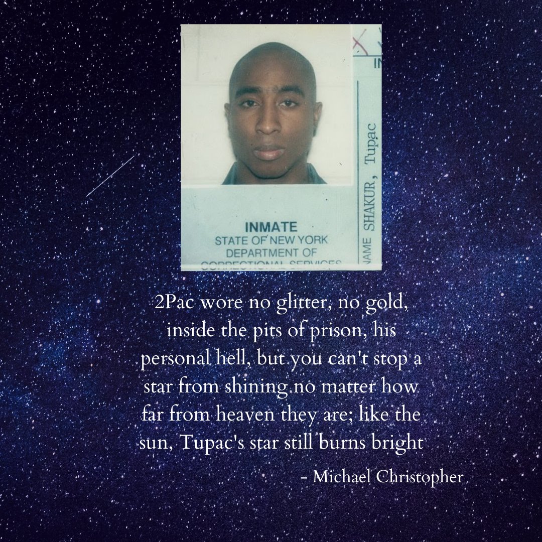 michael07893223's tweet photo. Tupac was the son to one and the Sun to us all - Michael Christopher #2Pac #2pacteam #Tupac #2pac #rapper #rap #Rappers #hiphop #HIPHOPTEAM #HipHopTalk #thuglife #THUG #tupacbehindbars https://t.co/L7kROy5Km0