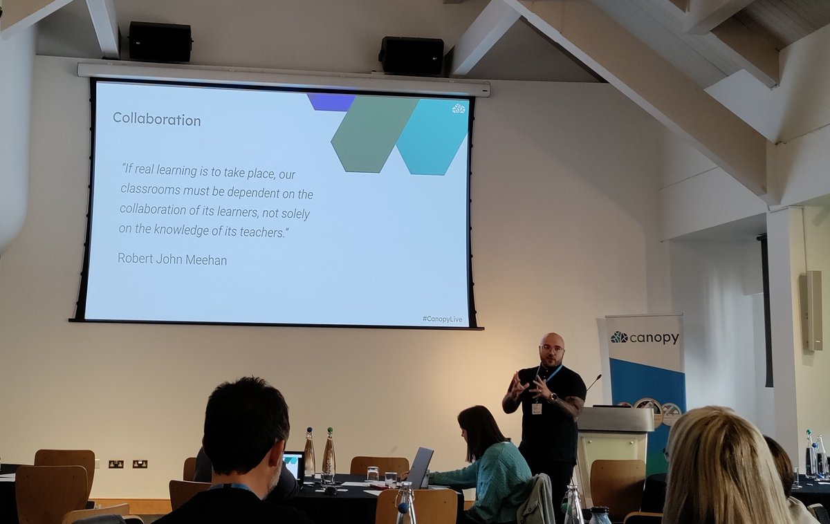 reemz84's tweet image. Listening to @Itsbenwhitaker talk about #collaboration and #workingtogether #CanopyLive