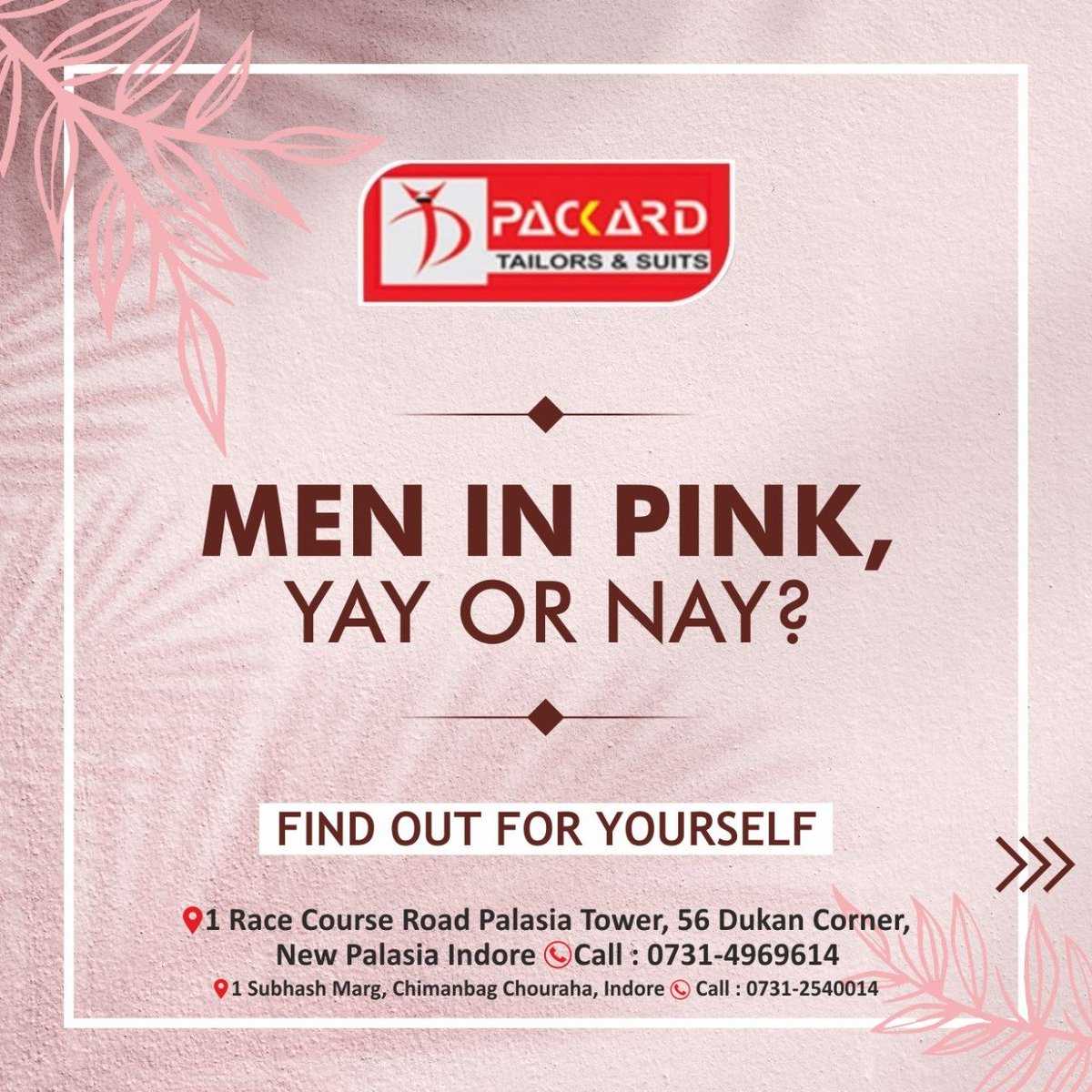 packard_tailor's tweet photo. Being a man, wondering if you should wear pink or not?
Swipe for the answer
#packard  #MensFashion #StyledInManyavar #WeddingCollection #Weddingwear #IndianWedding https://t.co/caXEeLB7Op