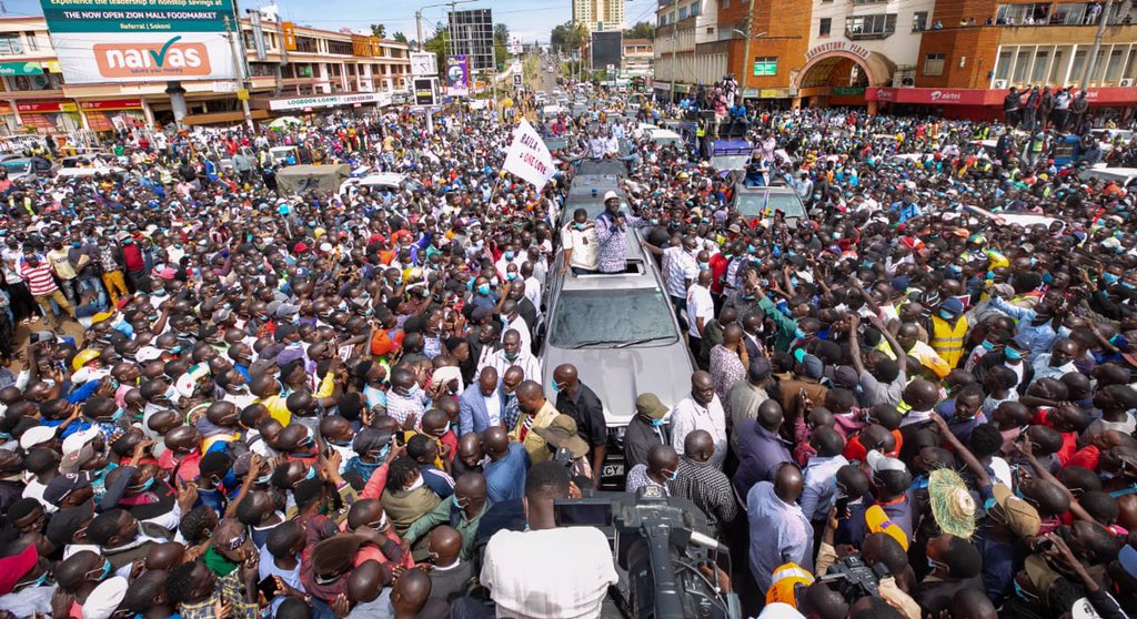 RailaOdinga's tweet photo. Asanteni Eldoret, it’s evident we are all coming together. 

#OneLove #Inawezekana https://t.co/yqtTw9XOnK