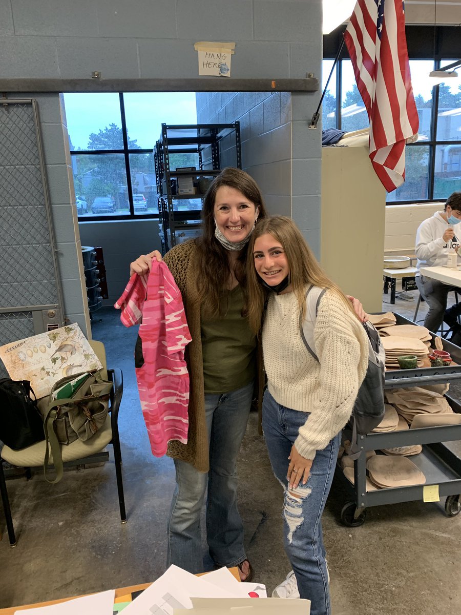Jersey Day staff recognition…today our girls soccer team shared their jerseys with staff who have made an impact on their lives #WildcatPride #JerseyDay