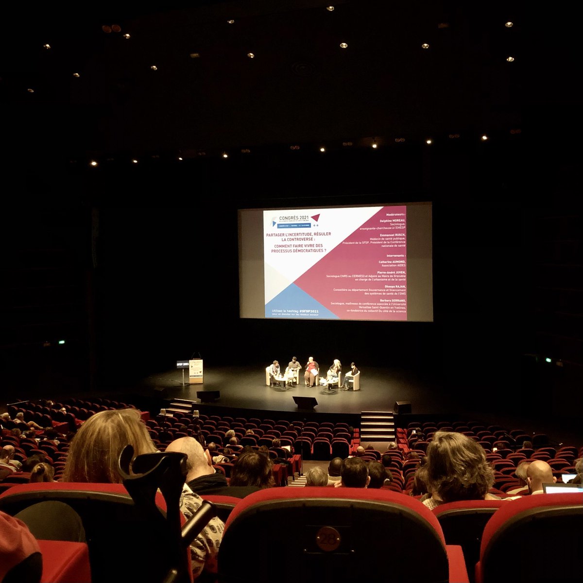 Conclusion du congrès #SFSP2021 avec @PA_Juven <a href="/assoAIDES/">Association AIDES</a> et <a href="/Ba_Serrano/">Barbara Serrano</a> après 3 jours de folie, merci à tous d’être venus !!!