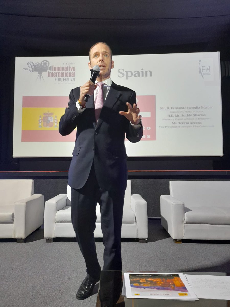 ConEspMumbai's tweet photo. Spain's session @ the #iiff2021
Building a long term and trusted partnership with the South Indian film industry.
@SpainFilm @EmbEspIndia @casaindiavll @CasaAsia @Spain_India @ICNuevaDelhi
#spainfilmcommission
#Bangalore https://t.co/jQRtLzz1oR