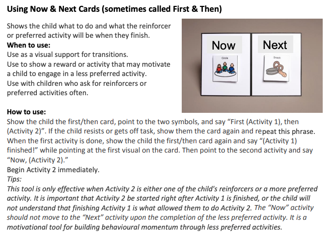 ONTSpecialNeeds's tweet photo. Using the  First &amp; Then strategy.  Great for ALL students. https://t.co/7hnth6oTjp