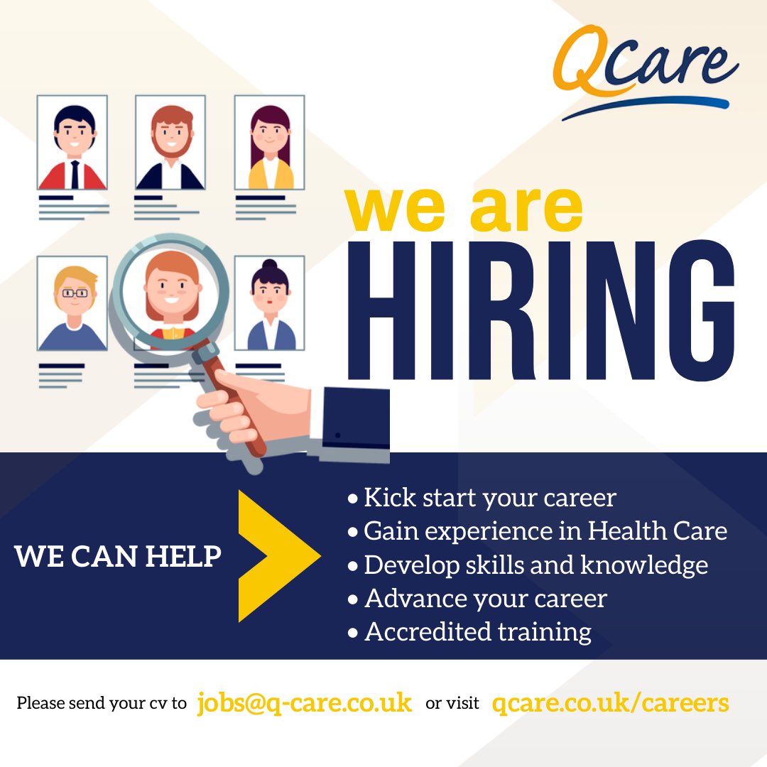 qcareltd's tweet photo. Get in touch today! Jobs@q-care.co.uk #WeCareWales https://t.co/vRu8DBwmzF