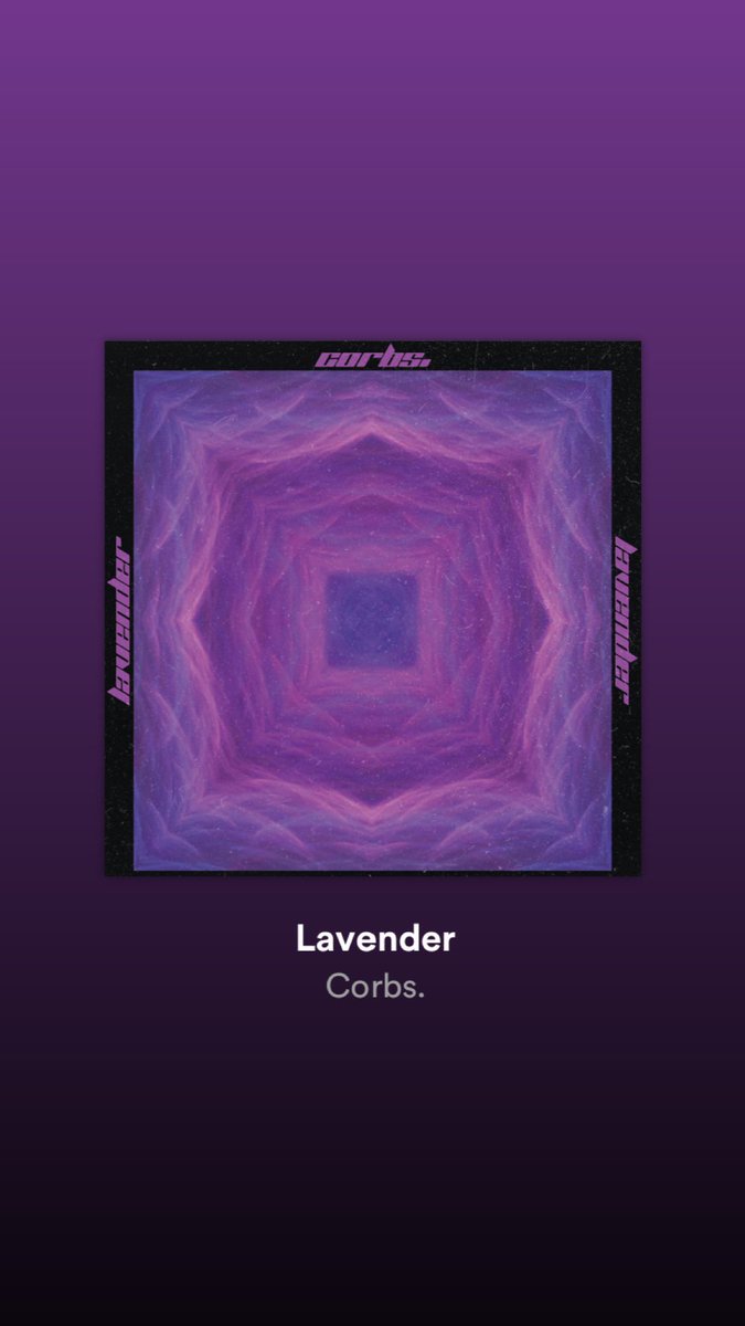 corbsdot's tweet photo. ‘Lavender’ is available now on all streaming platforms. https://t.co/TTt9R3YG2F https://t.co/7Bg3AHvSWr